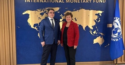 Готовността на България за присъединяване към еврозоната обсъдиха министър Василев и управляващият директор на МВФ Кристалина Георгиева